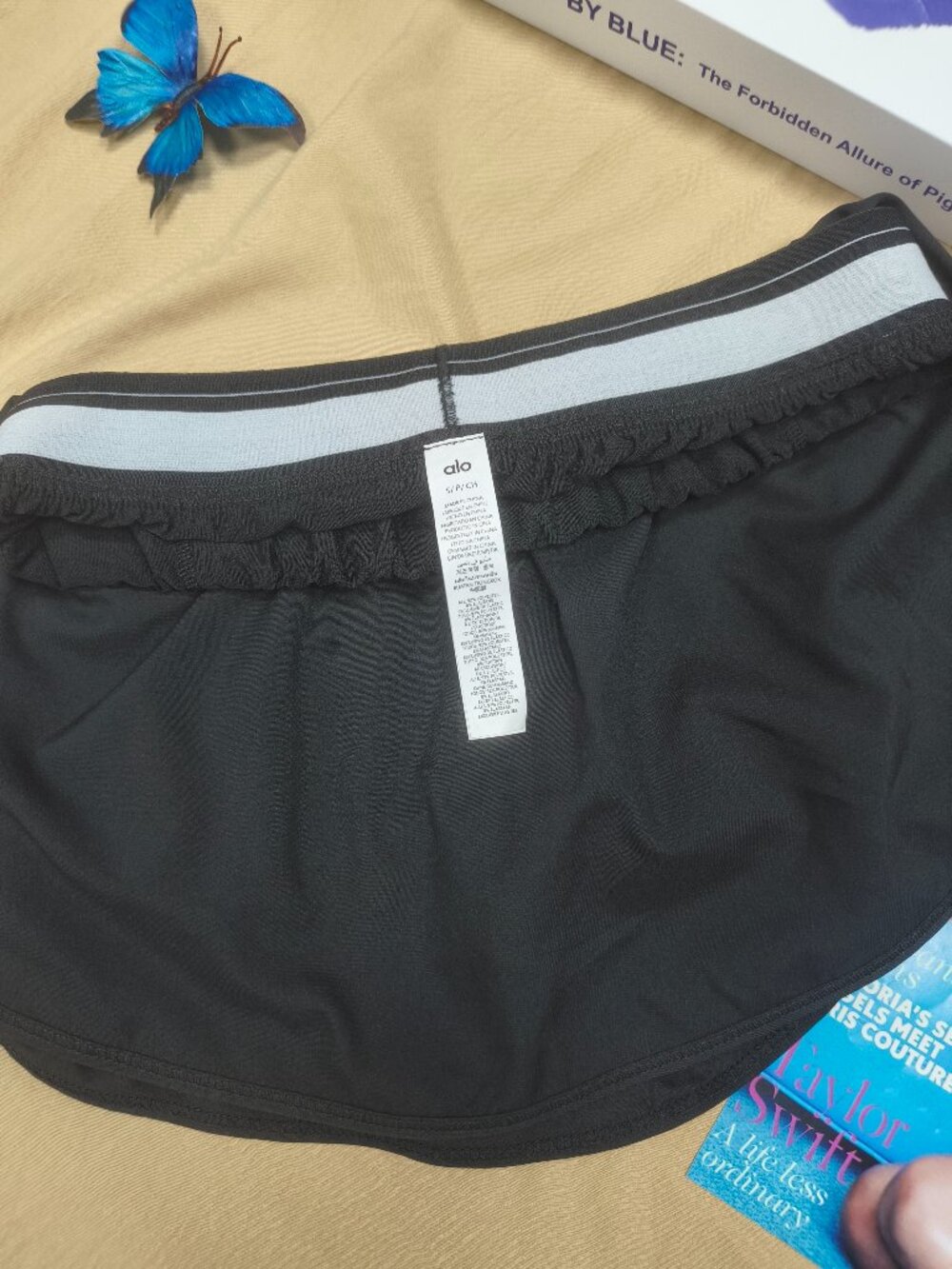 ALO Yoga Black Athletic Tennis Skirt Built-in Shorts NWT👗Comfortable Stylish💖 - Picture 4 of 7